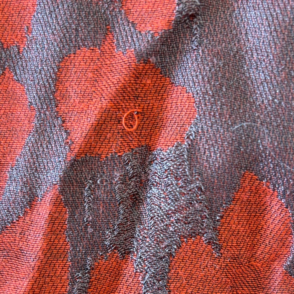 Marc Rozier Paris Silk/Wool Patterned Scarf - Picture 7 of 9